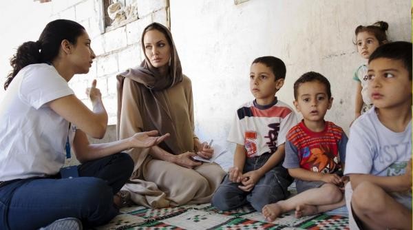 Angelina Jolie in Lebanon